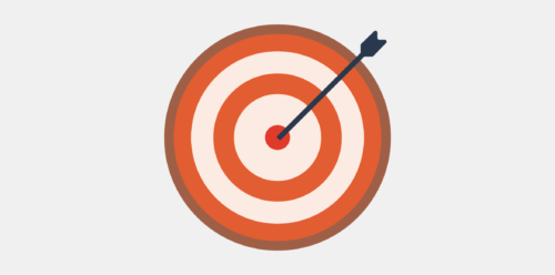 graphic of an arrow hitting the bullseye on a target